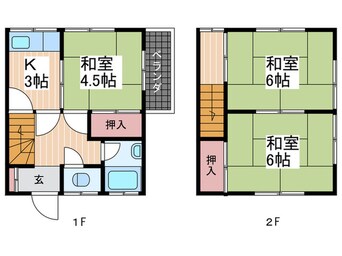 間取図 森田貸家