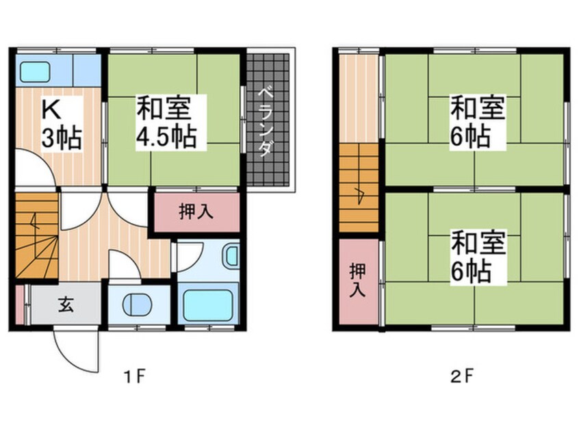 間取図 森田貸家