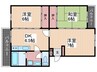 大塚西マンション 3DKの間取り