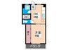 新福島ビル 1DKの間取り