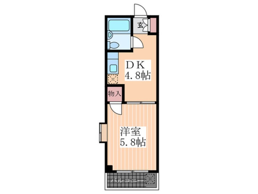 間取図 セントラルリバー