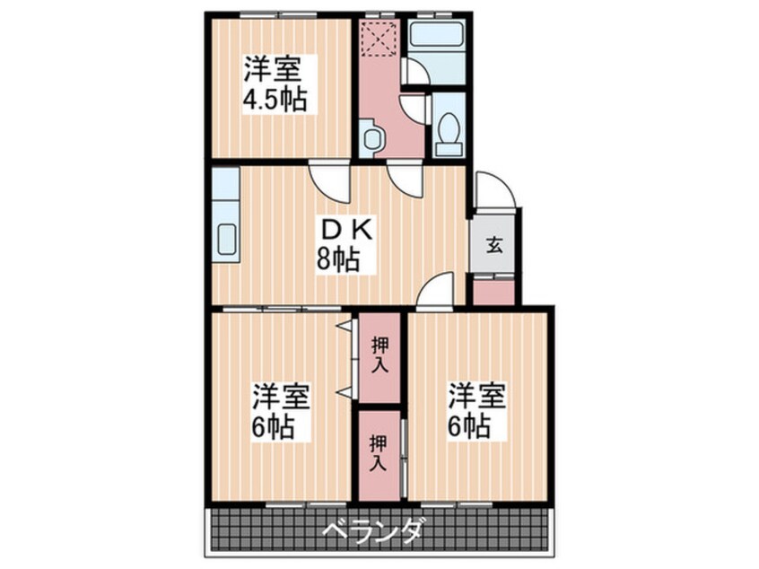 間取図 本多第２ビル