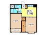 大手町山本ビル 2DKの間取り