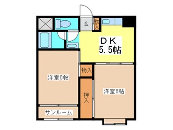 間取図 大手町山本ビル