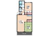 第３桂マンション 2LDKの間取り