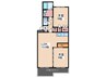 第３桂マンション 2LDKの間取り