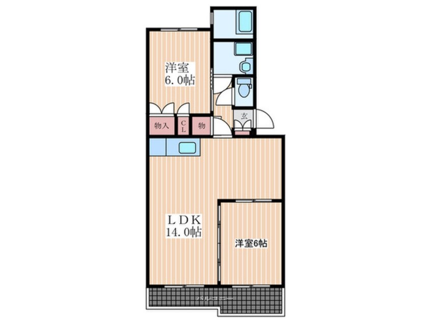 間取図 第３桂マンション