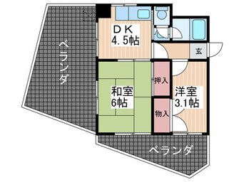 間取図 川崎ビル