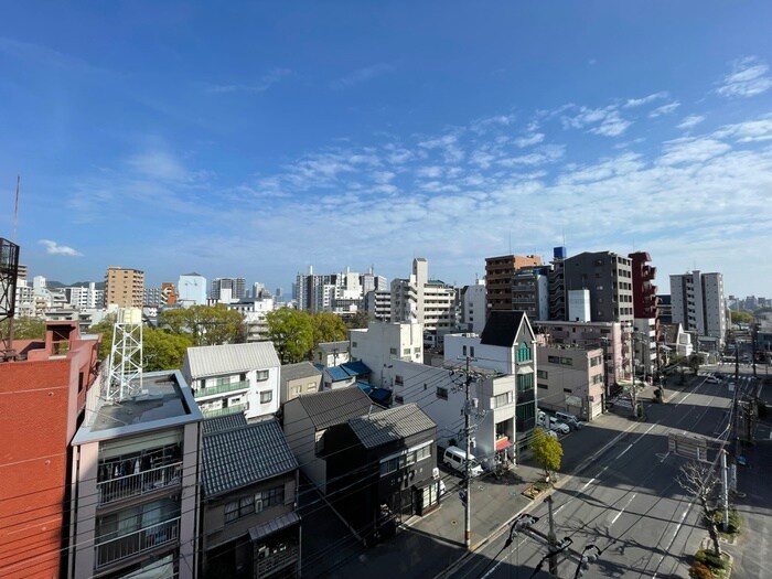 室内からの展望 川崎ビル