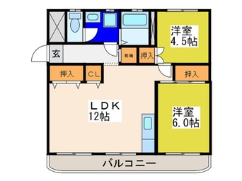 間取図 寺尾マンション