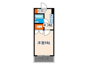 間取図 ヴィラブランシュ庚午中
