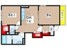 すばる 2DKの間取り