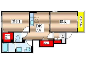 間取図 パストラルS　C棟