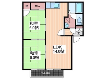 間取図 リバ－サイド四季