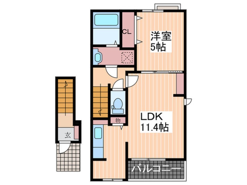 間取図 クラインコスモス