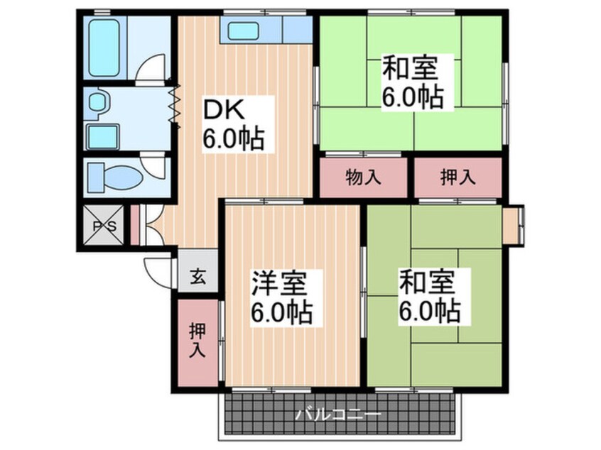 間取図 シャルム２１