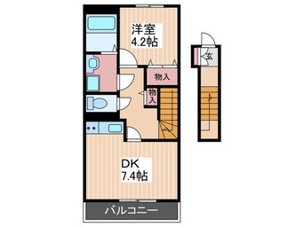 間取図 コンフォート矢賀