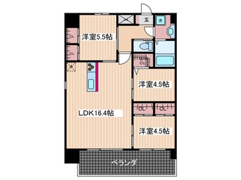 間取図 サンビレッジ鶴見