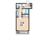 横川マンション 1Kの間取り