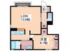 グランド－ル壱番館 1LDKの間取り