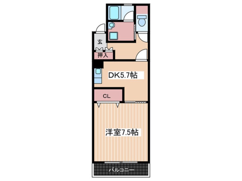 間取図 ワセダビル