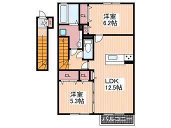 間取図 メゾンみのりⅡ