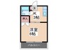 関本マンション 1Kの間取り