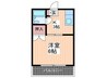 関本マンション 1Kの間取り