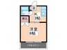 関本マンション 1Kの間取り
