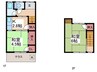 清水アパート 2Kの間取り