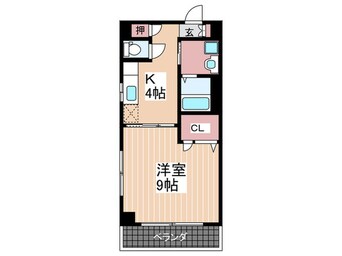 間取図 サンライズ庚午中