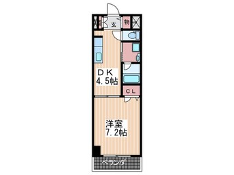 間取図 サンライズ庚午中
