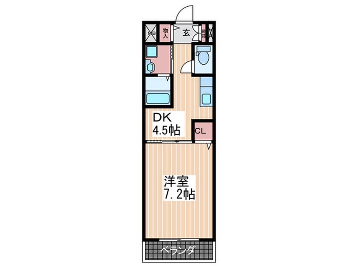 間取り図 サンライズ庚午中