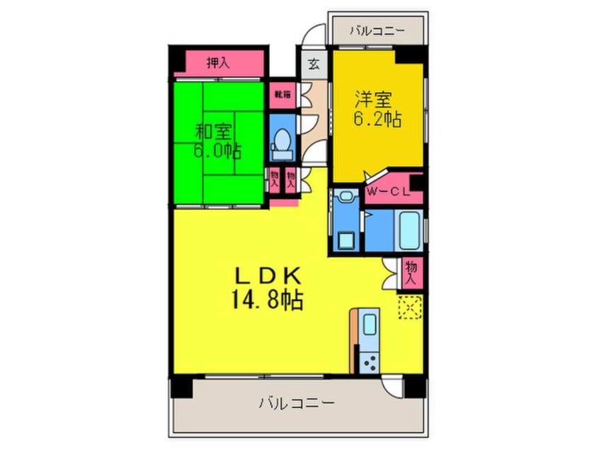 間取図 ウェスティン鉄砲町