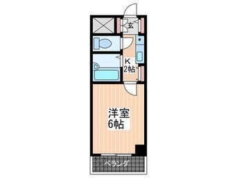 間取図 コスモハイツシバタⅡ