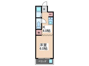 間取図 コ－ポ若葉