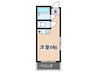 第２はんどうビル(3F－5F) 1Rの間取り