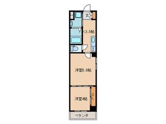 間取図 パレグレース西十日市