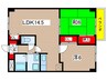 ウインド－東野 2LDKの間取り