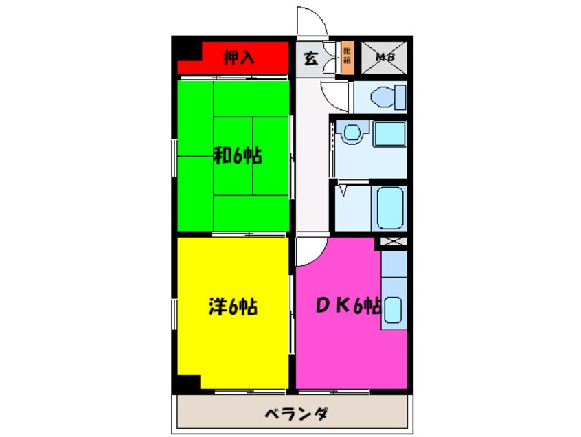 間取図 田室ビル３