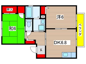間取図 フレサリアＡ棟