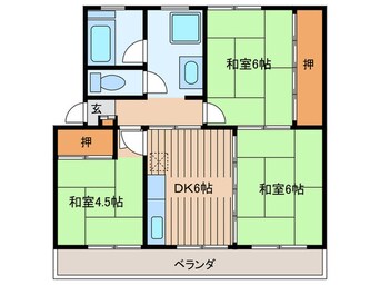 間取図 レジデンス市川