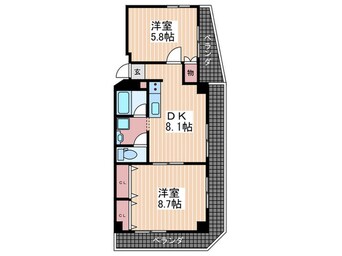 間取図 プリンスヴィルY