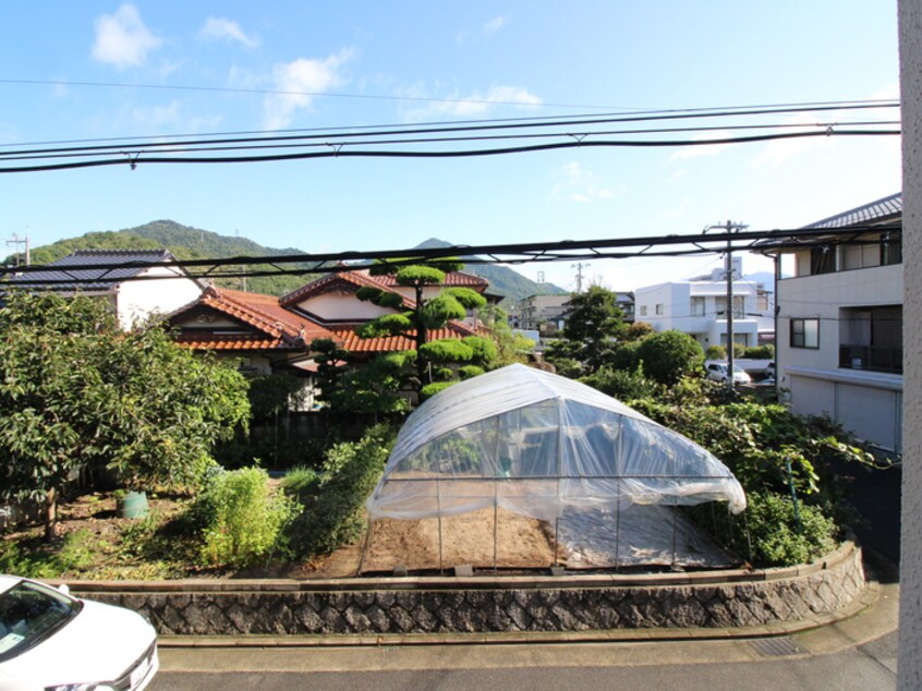 室内からの展望 日浦メノー