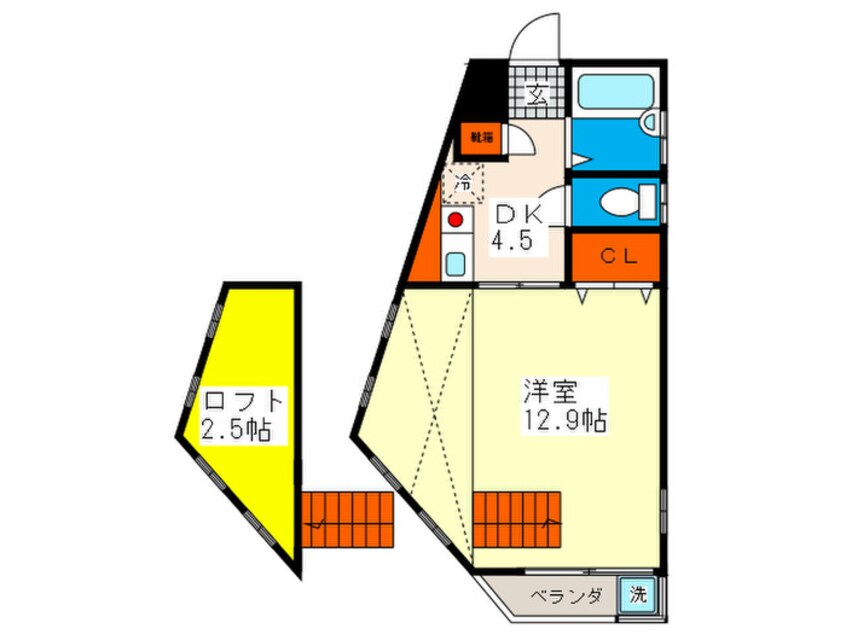 間取図 サンライフ三篠