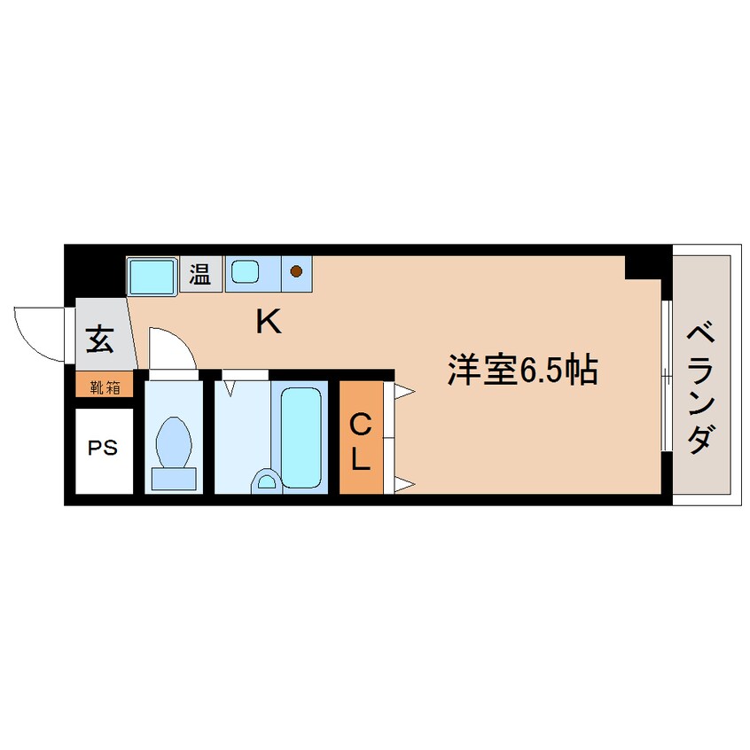 間取図 大和路線・関西本線/王寺駅 徒歩4分 4階 築31年