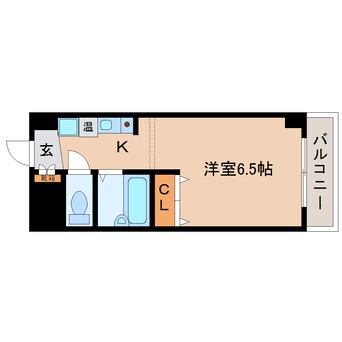 間取図 大和路線・関西本線/王寺駅 徒歩4分 6階 築30年