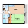 大和路線・関西本線/王寺駅 徒歩3分 3階 築31年 1DKの間取り