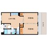大和路線・関西本線/三郷駅 徒歩6分 1階 築42年 2LDKの間取り