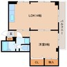 大和路線・関西本線/王寺駅 徒歩7分 4階 築37年 1LDKの間取り